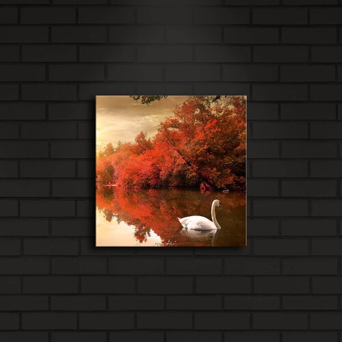 Wallity Slika sa LED osvetljenjem 2828İACT-9, 28x28 cm Cene