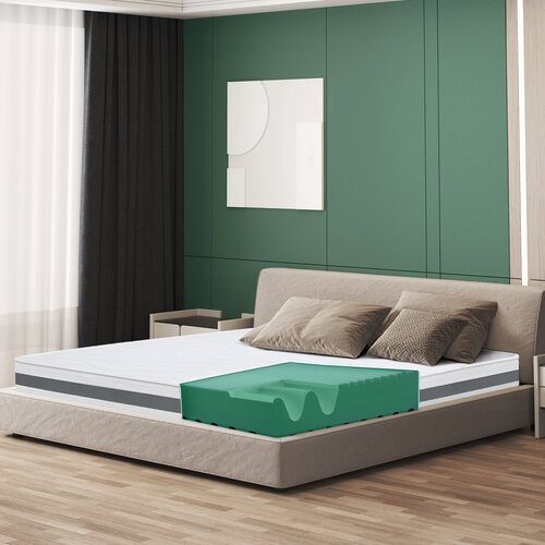 The White Stone Vzmetnica 95x185 cm Antibakterijska Pena | Vi&amp;scaron;ina 16 cm | 3D Air Hipoalergena Prevleka, (5000188835) Slike