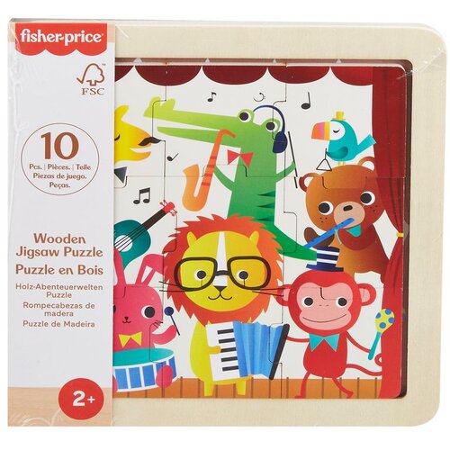 Fisher Price Fisher-Price drvene puzzle - sort Slike