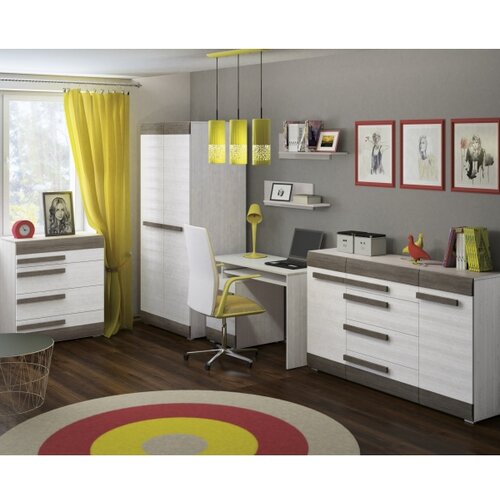  Zidna polica SARPA 23x92 cm bela Slike