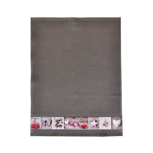 Framsohn Krpa za posodo &amp;quot;Srce&amp;quot; Twisted Terry 50x50 cm - Taupe Slike