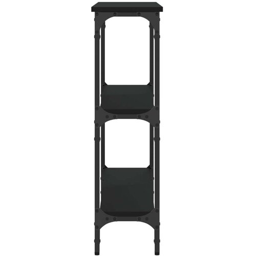  Konzolni stol crni 75 x 22 5 x 75 cm od konstruiranog drva Slike