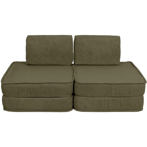 MeowBaby Pocket Sofa Basic, Aesthetic - Kaki, (21887076) Cene