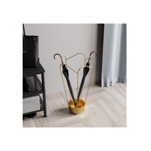 Opviq stalak za ki&amp;scaron;obrane 60 cm, crni Slike