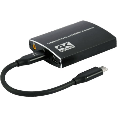 GEMBIRD EUROPE USB adapter Type-C to dual HDMI adapter, 4K 60Hz, black, GEMBIRD, A-CM-HDMIF2-01 Cijene