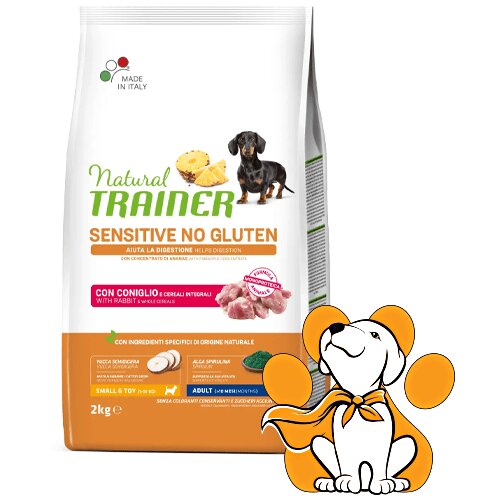 Natural trainer sensitive No Gluten Small&Toy Adult Rabbit 2kg, Granule Za Pse Cene