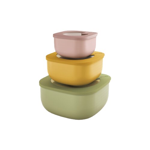 Guzzini Eco Store &amp;amp; More 3-dalni set posod za shranjevanje - Plitka Slike