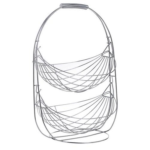  ETAŽER ZA VOĆE 34*24*45CM SILVER Cijene