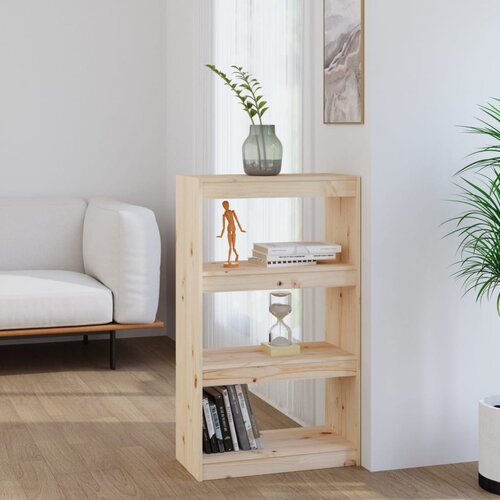 Furnova Knjižna omara/pregrada 60x30x103,5 cm trdna borovina, (21933640) Cene