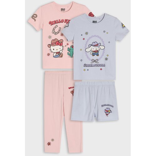 Sinsay Set pamučnih dvodijelnih pidžama 2 kom Hello Kitty i Cinnamoroll Slike