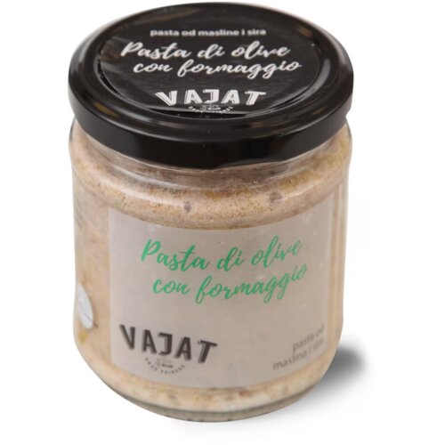 Nepoznato VAJAT pasta od zelenih maslina i sira 212g Cene