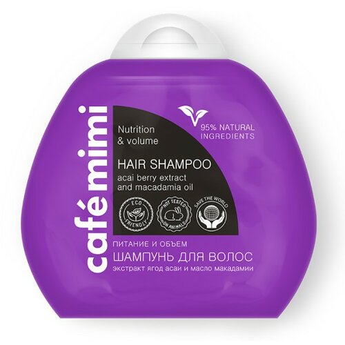 CafeMimi šampon za kosu CAFÉ MIMI (nega i volumen, asai bobice i makadamija) 100ml Cene