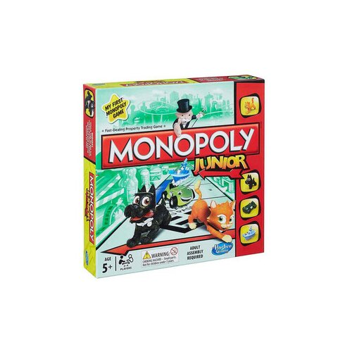 Hasbro Monopol junior A6984 društvena igra Slike