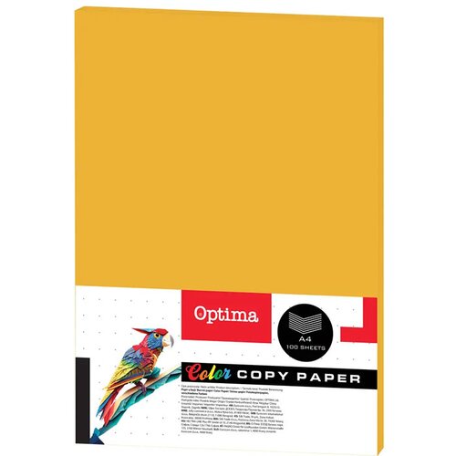 Optima Barvni fotokopirni papir A4, zlata, 100 listov Cene