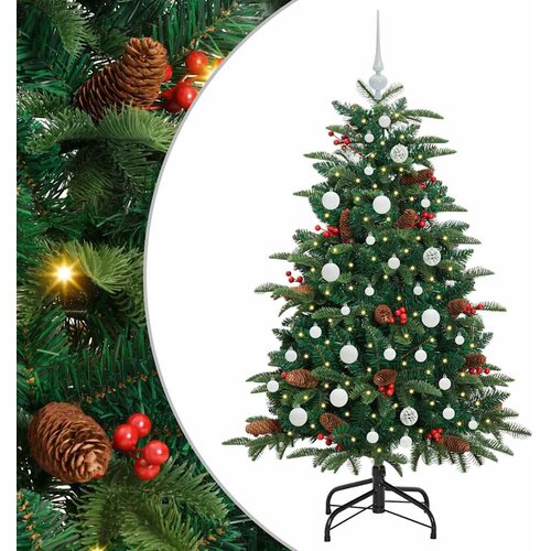  Umjetno božićno drvce Zelena 150 cm PVC i Metal i Plastika Slike