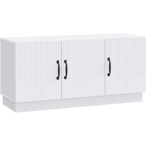 TV ormar Bijela 99 x 34,5 x 47 cm Konstruirano drvo Slike