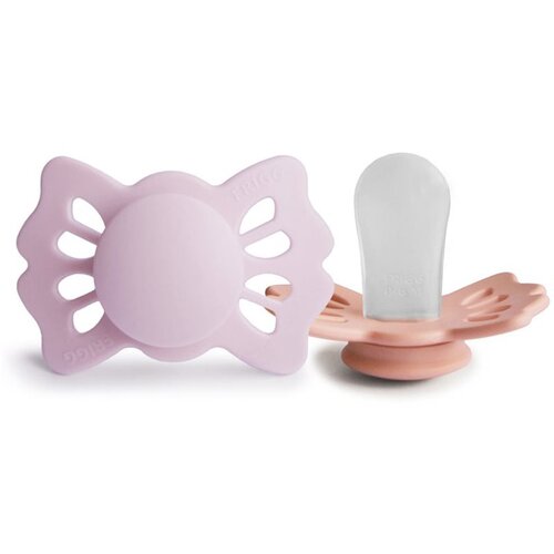 FRIGG® Lucky Size 1:0-6 months duda Soft Lilac/Pretty in Peach 2 kos Cene
