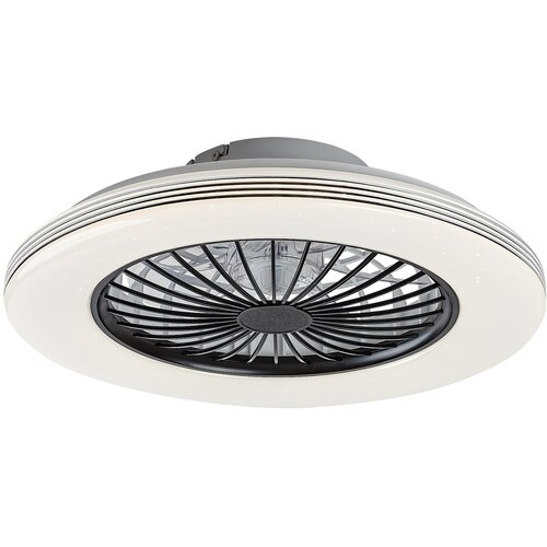 Rabalux Plafonjera sa ventilatorom Dalfon2, 48W, 48,5cm, 3000-6000K, Crno-bela Slike