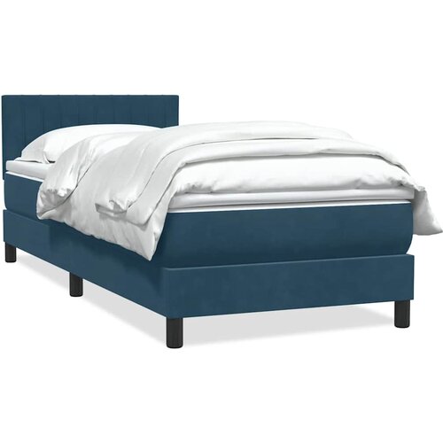 Box Spring krevet s madracem tamnoplavi 80x210 cm bar&scaron;un Cijene