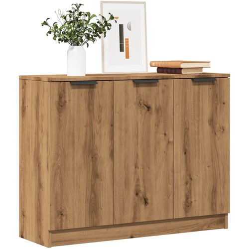 VidaXL Komoda Artisan hrast 90,5x30x70 cm izrađeno drvo Slike
