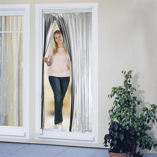 Maximex Črna/srebrna izolacijska zavesa za vrata 90x200 cm &amp;ndash; Slike