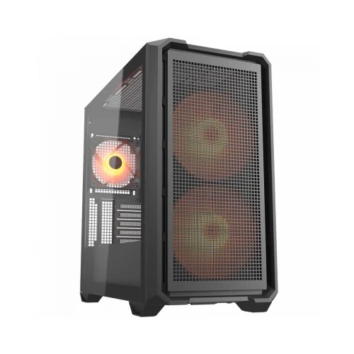 COUGAR GAMING COUGAR MX600 Mini RGB PC Case, Mini Tower, Black Cene