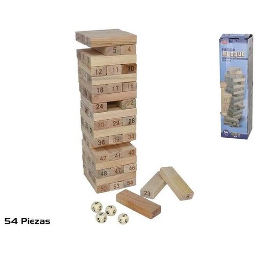 DRU&amp;Scaron;TVENA IGRAČKA 54/1 DRVENE KOCKE 26*7CM Slike