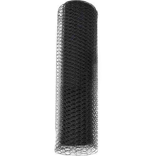  Heksagonalna ograda Siva 0,5 x 10 m PVC Slike