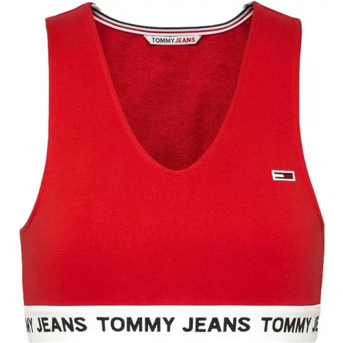 Tommy Jeans Topi TOP ROJO MUJER DW0DW13830 Rdeča
