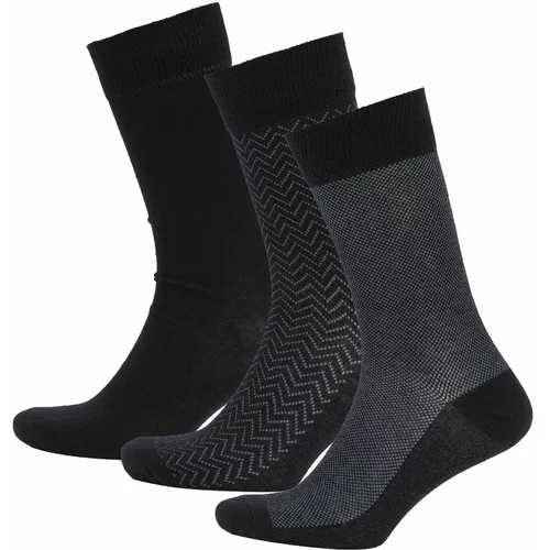 Defacto Men's Cotton 3-Pack Socks