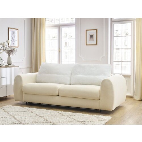 Bobochic Paris Bela sedežna garnitura za spanje/raztegljiva 216 cm Archimede &amp;ndash; Slike