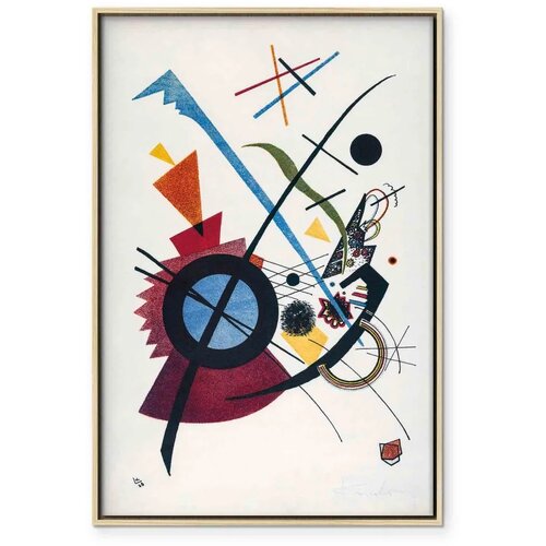  Slika - Wassily Kandinsky &amp;ndash; Violett 80x120 U prirodnom drvenom okviru Slike
