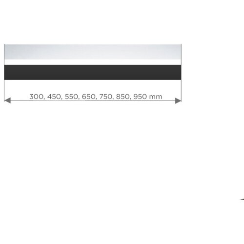 Peštan conf Frameless line 550 belo staklo Cene