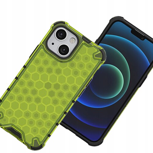 HURTEL HONEYCOMB ETUI CASE OBUDOWA POKROWIEC FUTERAŁ DO IPHONE 13 MINI ZIELONY, (21910989) Cene