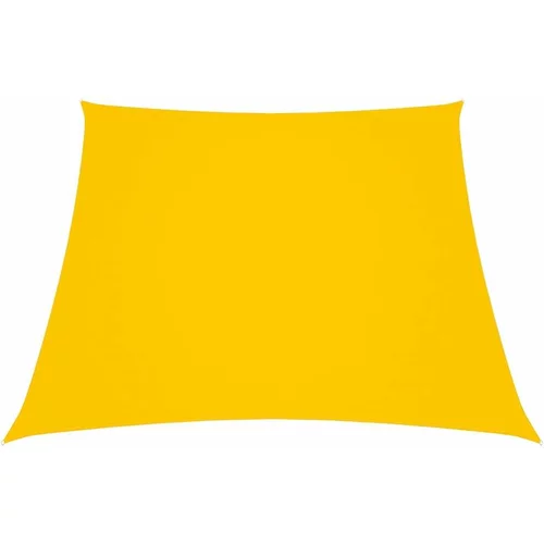  Jedro protiv sunca od tkanine Oxford trapezno 2/4 x 3 m žuto