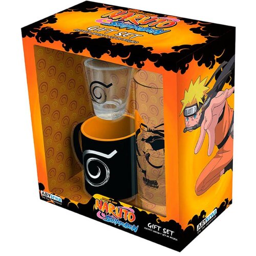 Abystyle Gift Set - Naruto Shippuden - Set 3 Čaše Cene