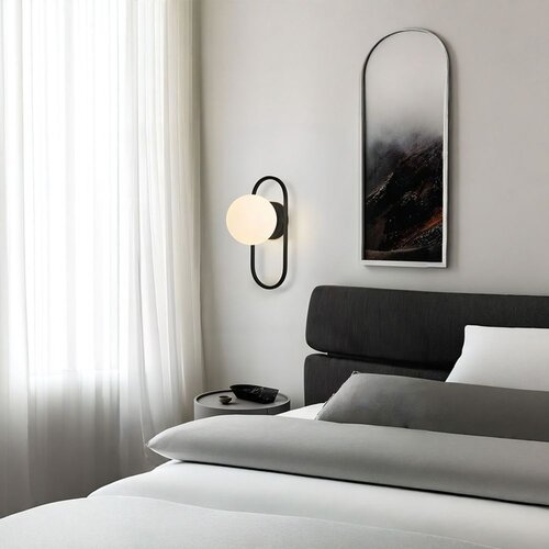 Toolight ZIDNA SVJETILKA APP1755-1W BLACK WHITE Slike