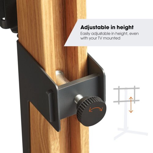 Vogels TVS3695, podni stalak za ekrane od 40&amp;quot;-77&amp;quot;, do 50kg, crni Slike