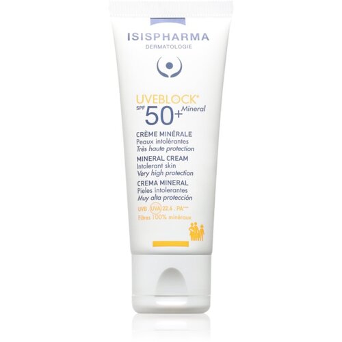 Isis Pharma Uveblock SPF 50+ Mineral mineralna krema SPF 50+ 40 ml Slike