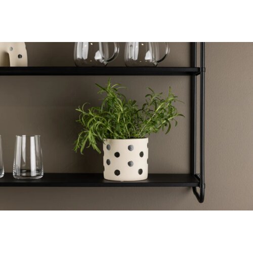 Venture Home tegla za biljke Sane ⌀11 cm, bijela Slike