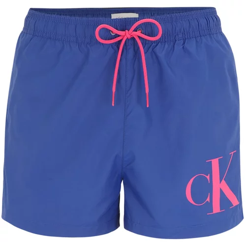 Calvin Klein Swimwear Kratke kopalne hlače modra / roza