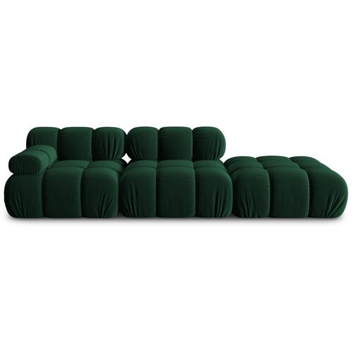 Micadoni Home zelena žametna sedežna garnitura 282 cm bellis – Cene
