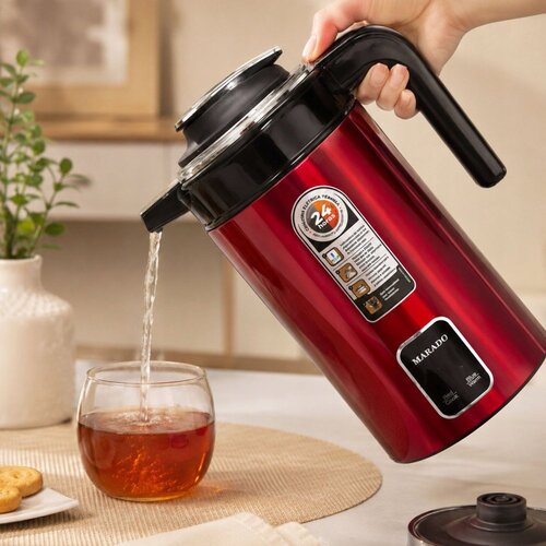 Verk 07542_CZE električno kuhalo za vodo 3,5 L, 1500 W &amp;ndash; rdeče Slike