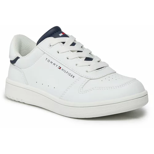 Tommy Hilfiger Superge Low Cut Lace-Up Sneaker T3X9-33349-1355 S White/Blue X336