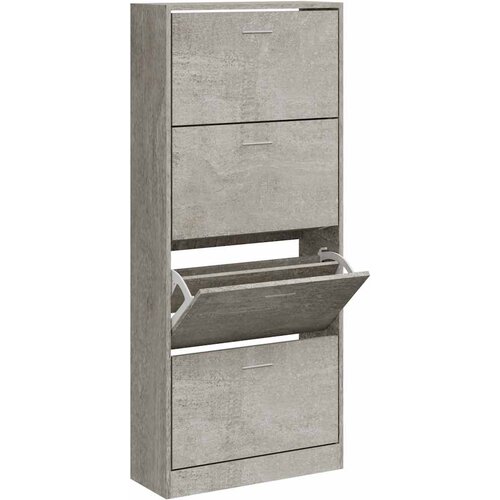  za cipele boja betona 63x24x147 cm konstruirano drvo Slike