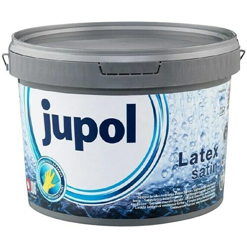 Jub Unutarnja disperzijska boja Latex Satin (Bijela, 2 l) Slike