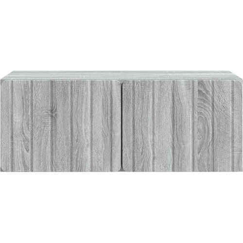  ormar za zid 78,5 x 41 x 30 cm Siva Sonoma Konstruirano drvo Slike
