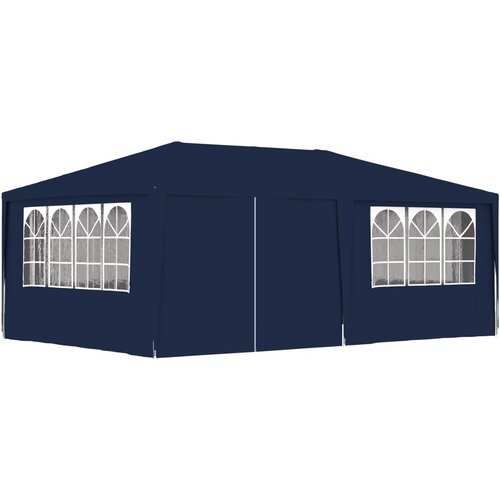 vidaXL Profesionalen vrtni šotor s stranicami 4x6 m moder 90 g/m² Cene