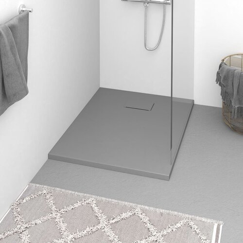 vidaXL Kad za tuš SMC siva 90x70 cm Cene