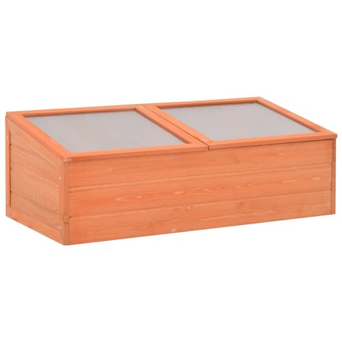 vidaXL Staklenik drveni 100 x 50 x 34 cm Cijene